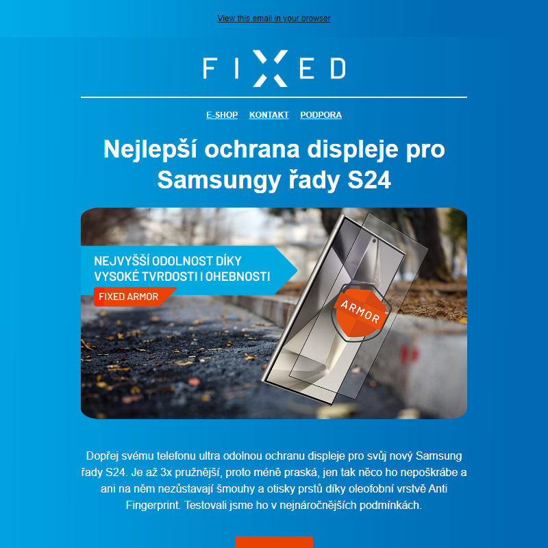 Nejlepší ochrana displeje pro Samsungy řady S24