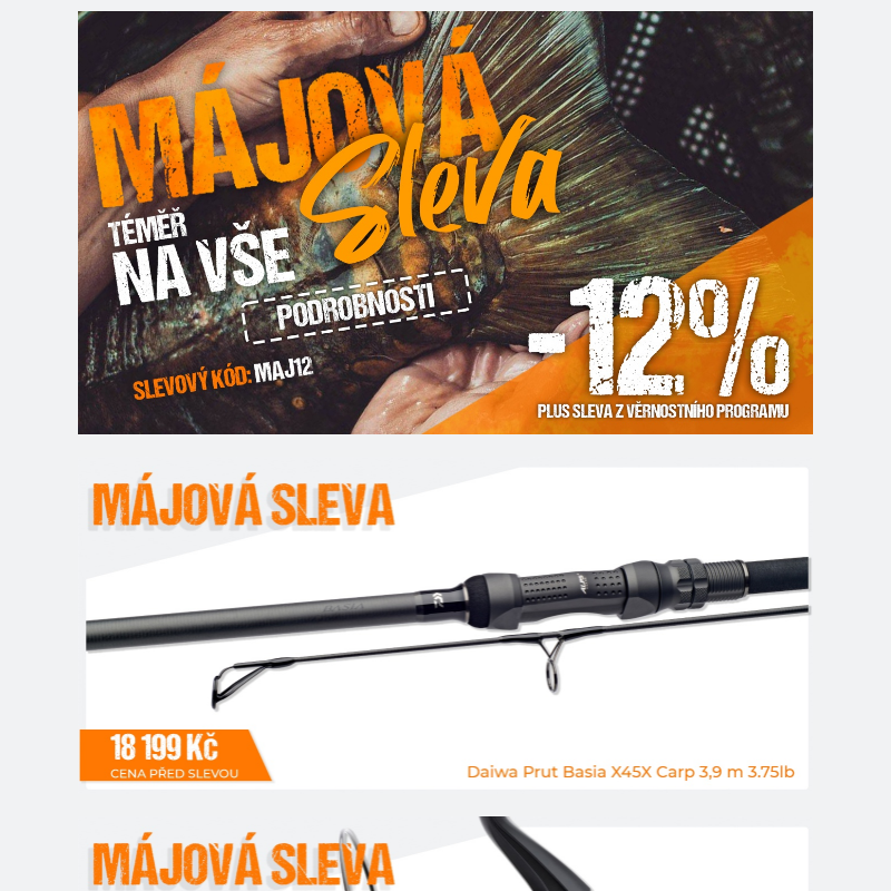 Májová sleva 12% _ _ + sleva z věrnostního programu