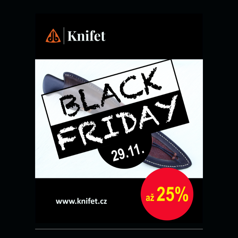 DNES Black Friday - slevy na hotové nože