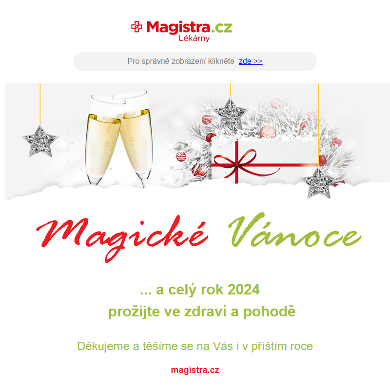 _ PF 2024 _ Magické Vánoce a celý nový rok přeje Magistra >>