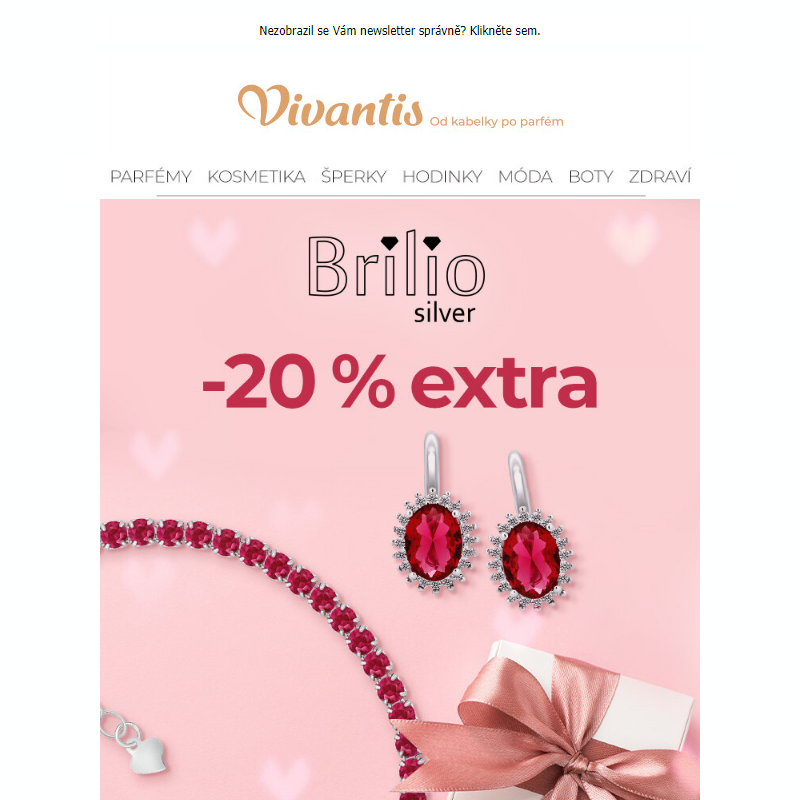 EXTRA -20 % na Brilio Silver!