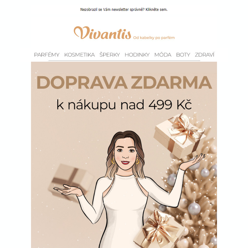 Doprava ZDARMA nad 499 Kč! _