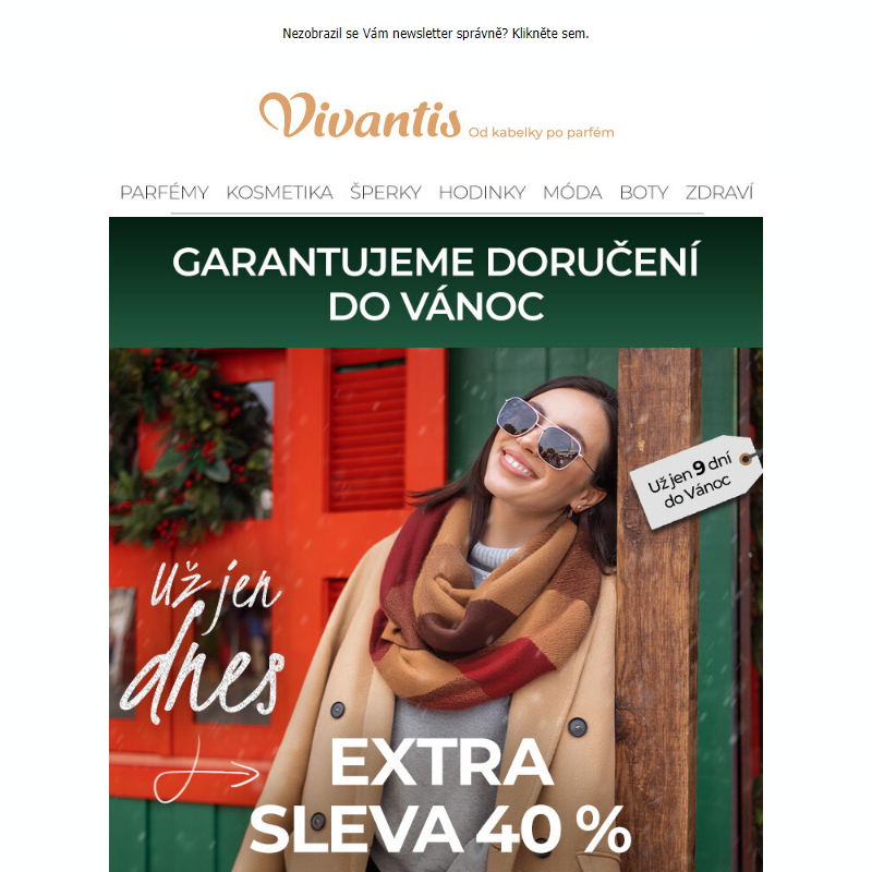 EXTRA sleva 40 % na vybrané zimní kousky _