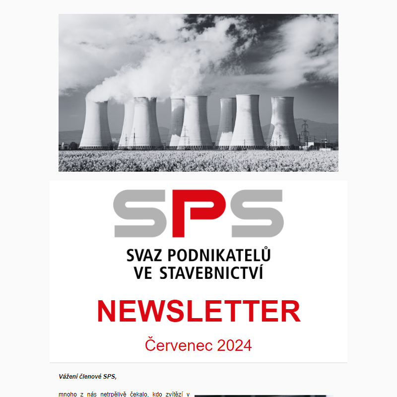 Newsletter Svazu podnikatelů ve stavebnictví