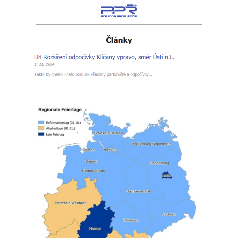 Zpravodaj Klubu Poradce Profi Řidiče, z.s.