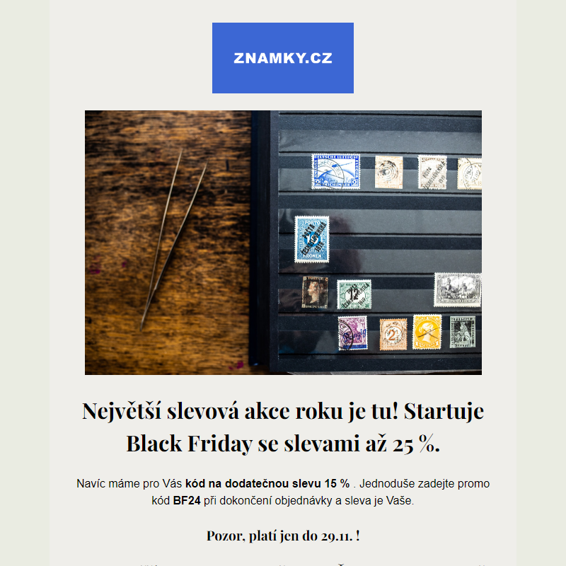 Black Friday slevy právě startují!