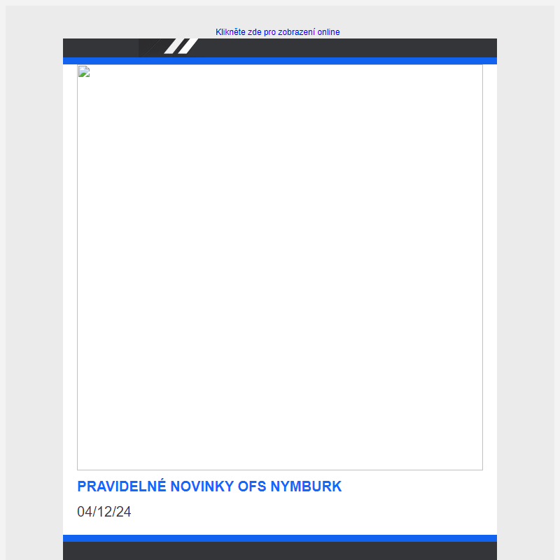 Pravidelné novinky OFS Nymburk