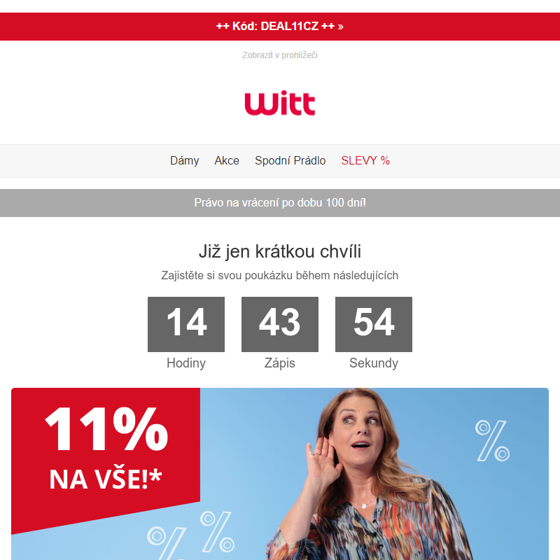 _ 11% na vše - pouze 11.11