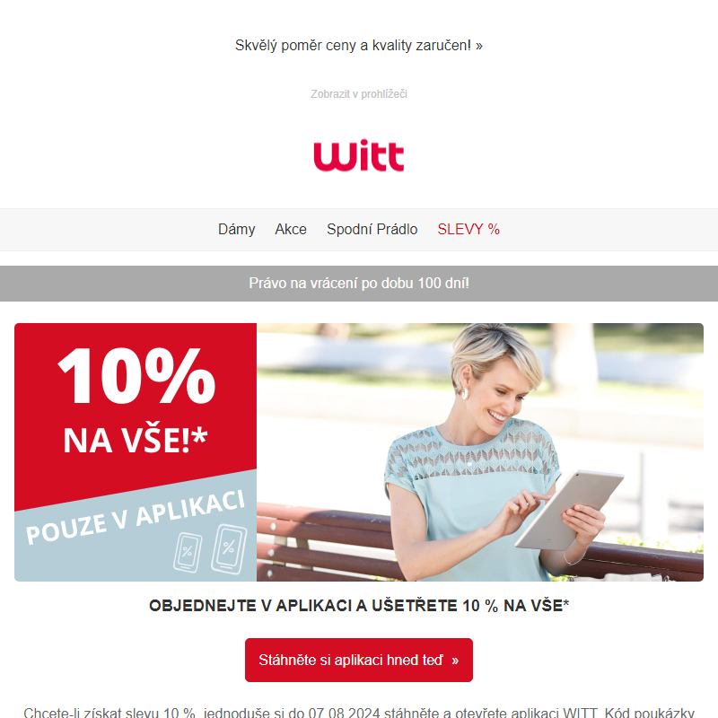 Ušetříte 10 % | Mega ceny – mega výběr! _