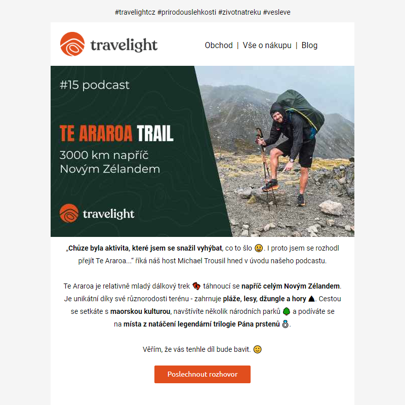 _ Podcast: 3000 km napříč Novým Zélandem _ - Te Araroa