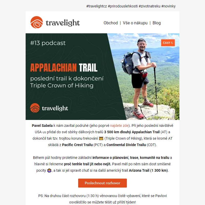 _ Podcast: Appalachian Trail a dokončení Triple Crown _