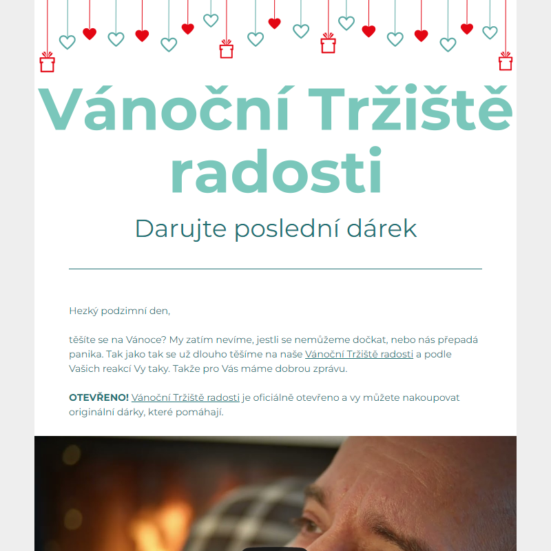 Vánoční Tržiště radosti otevřeno