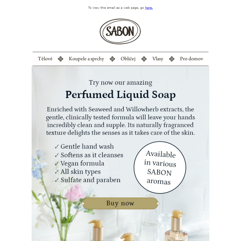 Your hands will adore our amazing Perfumed Liquid Soap! _