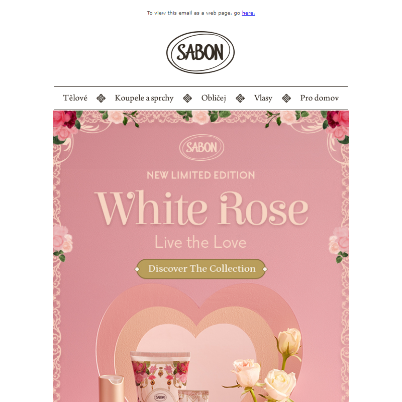 Live 'La Vie En Rose' with the new  White Rose collection! _ _