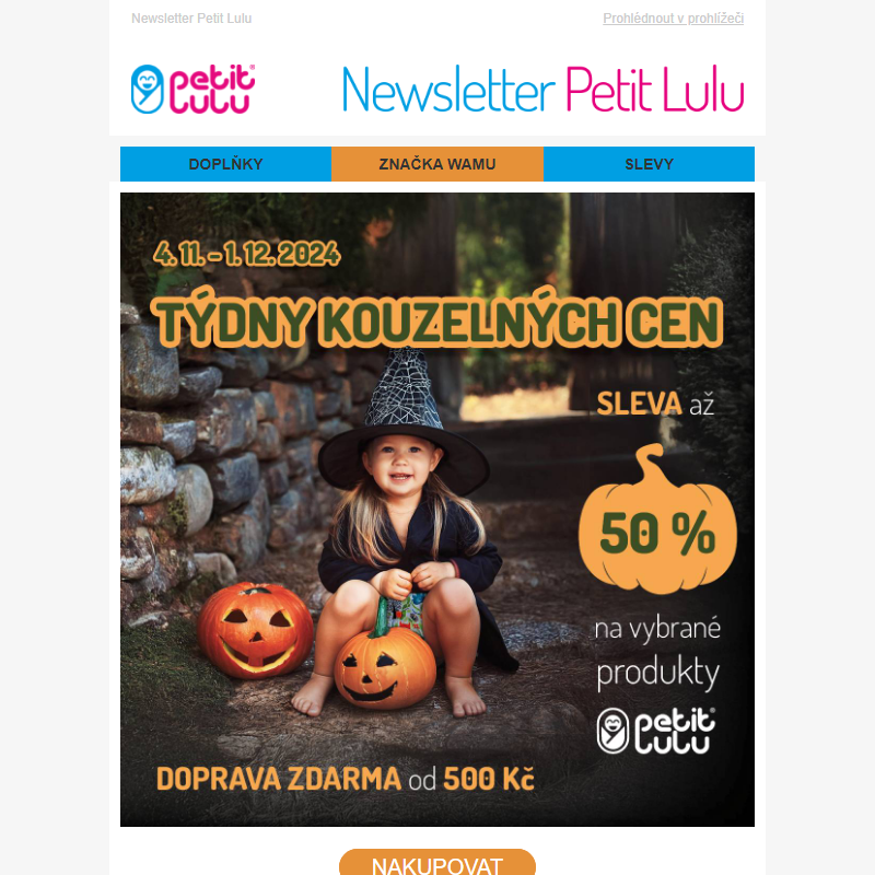 Slevy až 50 % se blíží do finále - už jen týden_