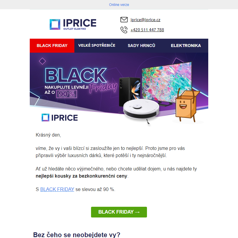 [Black Friday sleva až 90 %] Domov, práce, zábava i dárky