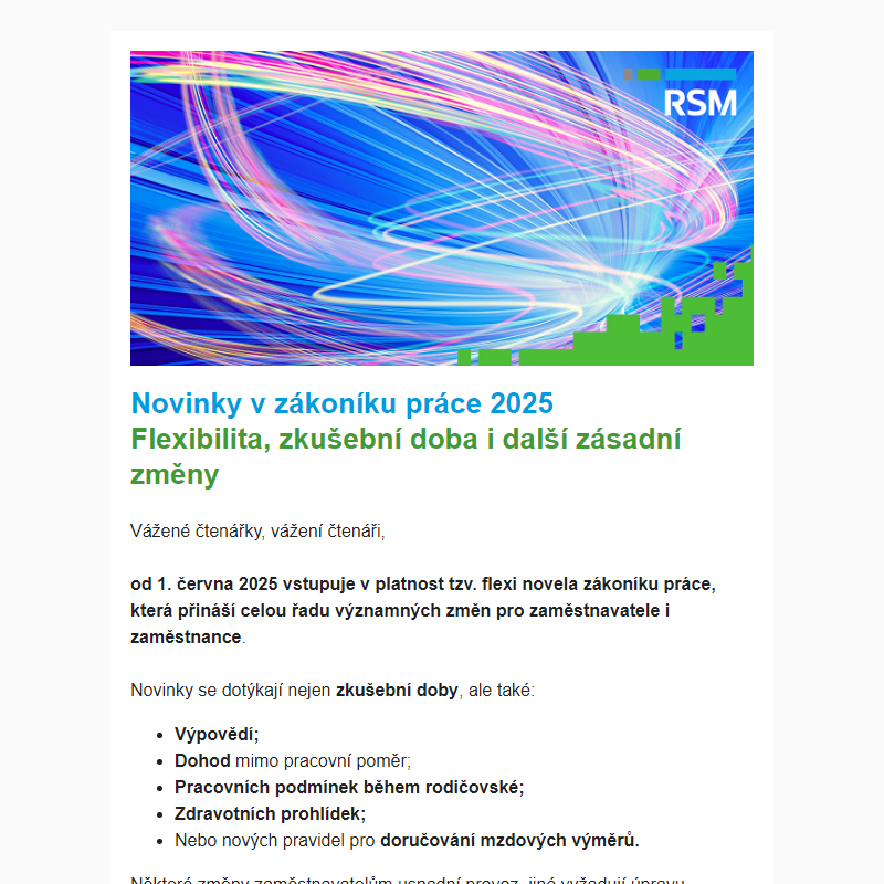 Flexi novela zákoníku práce: Co se od června mění?