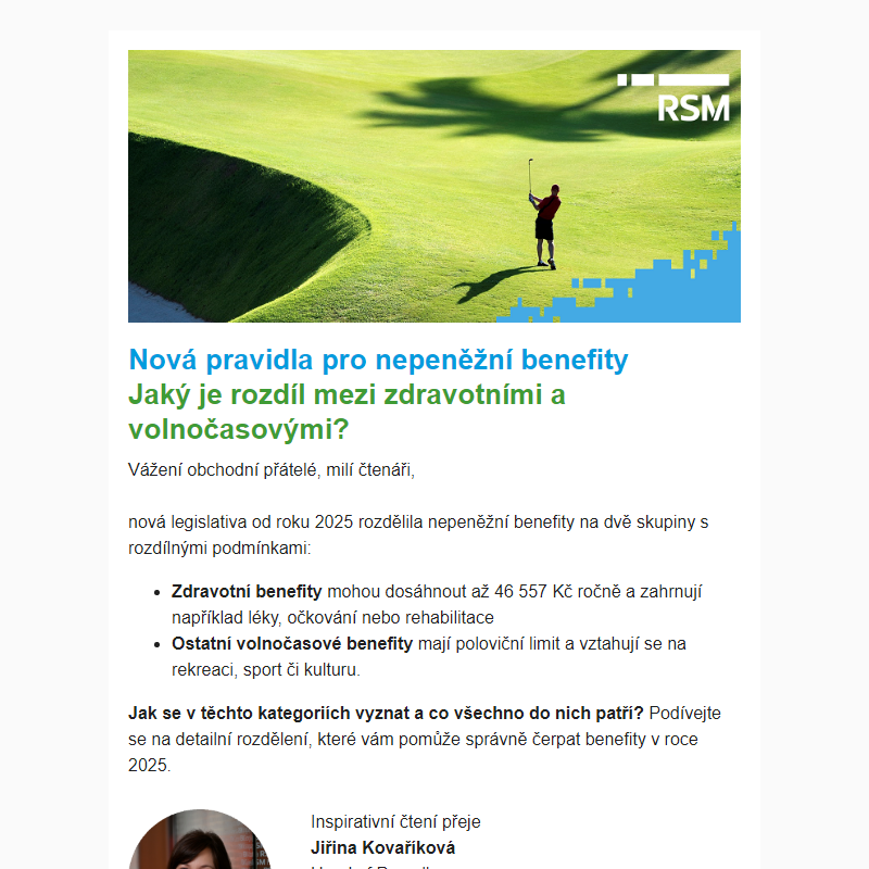 Nová pravidla pro nepeněžní benefity | Webinář: Co přináší balíček Omnibus?