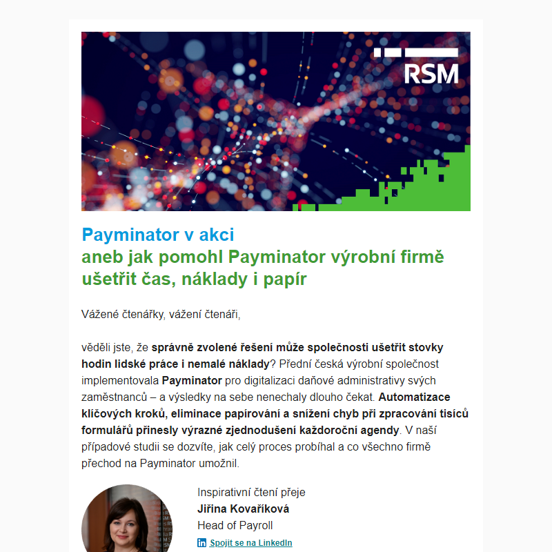 Úspora nákladů a času automatizací ročního zúčtování | Webinář NIS2