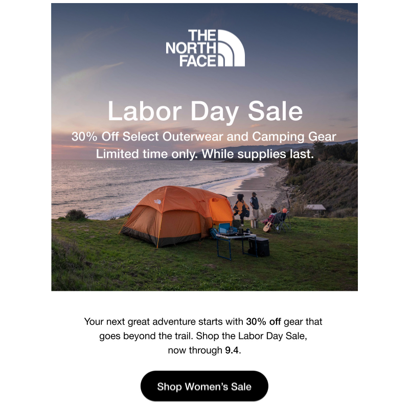 Labor Day Sale is here. Adventure is out there.