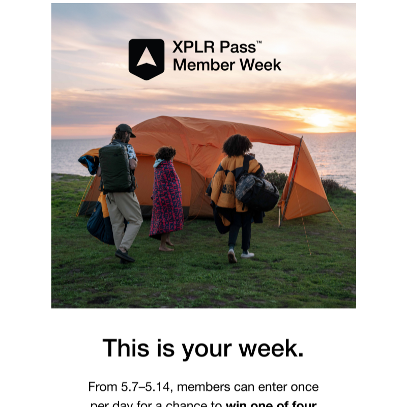 Hurry—our Member Week promotion ends today.