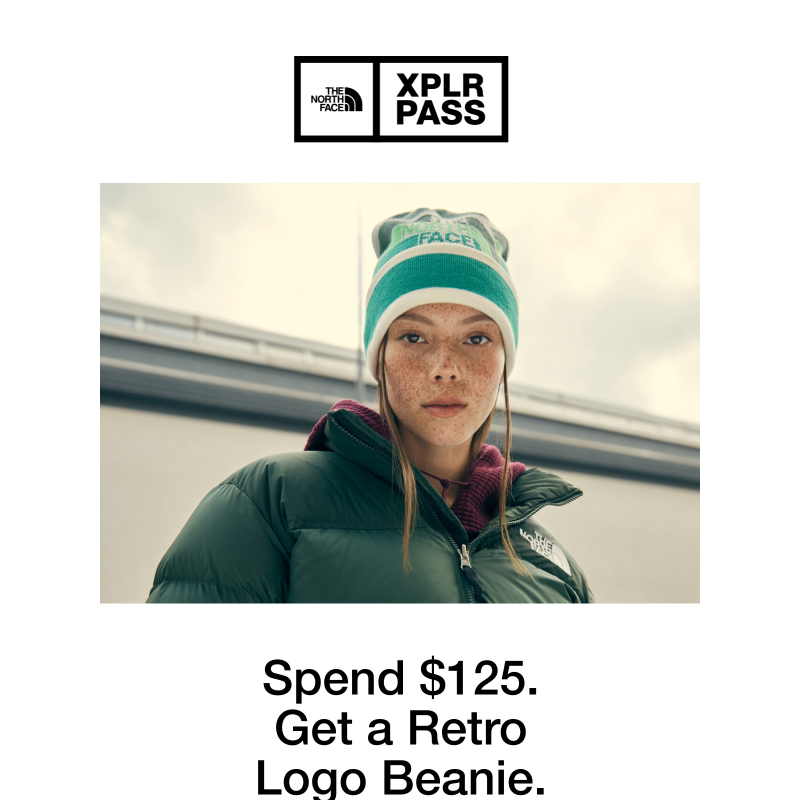 Get a beanie on us when you spend $125+