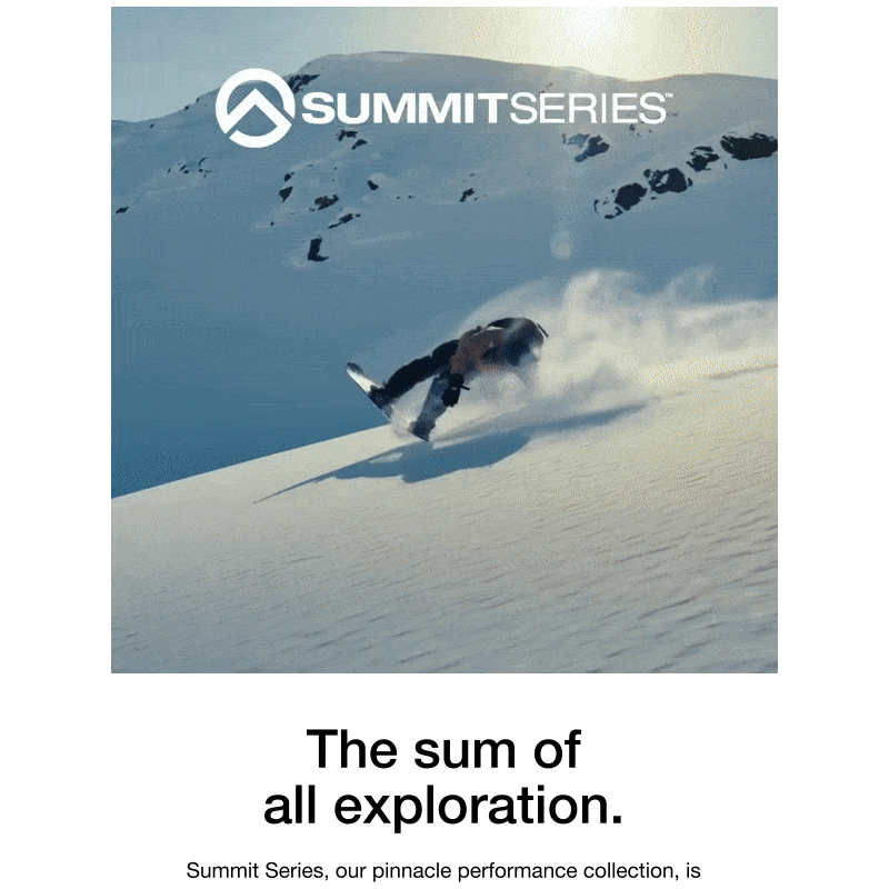 Explore new terrain with Summit Series