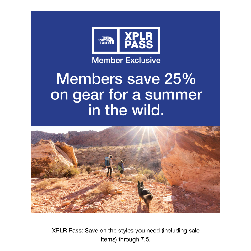 XPLR Pass: 25% off summer's best gear.