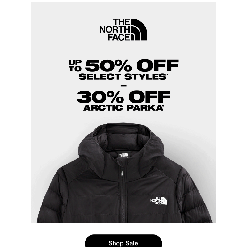 30% Off Arctic Parka + Up to 50% Off Even More Gear