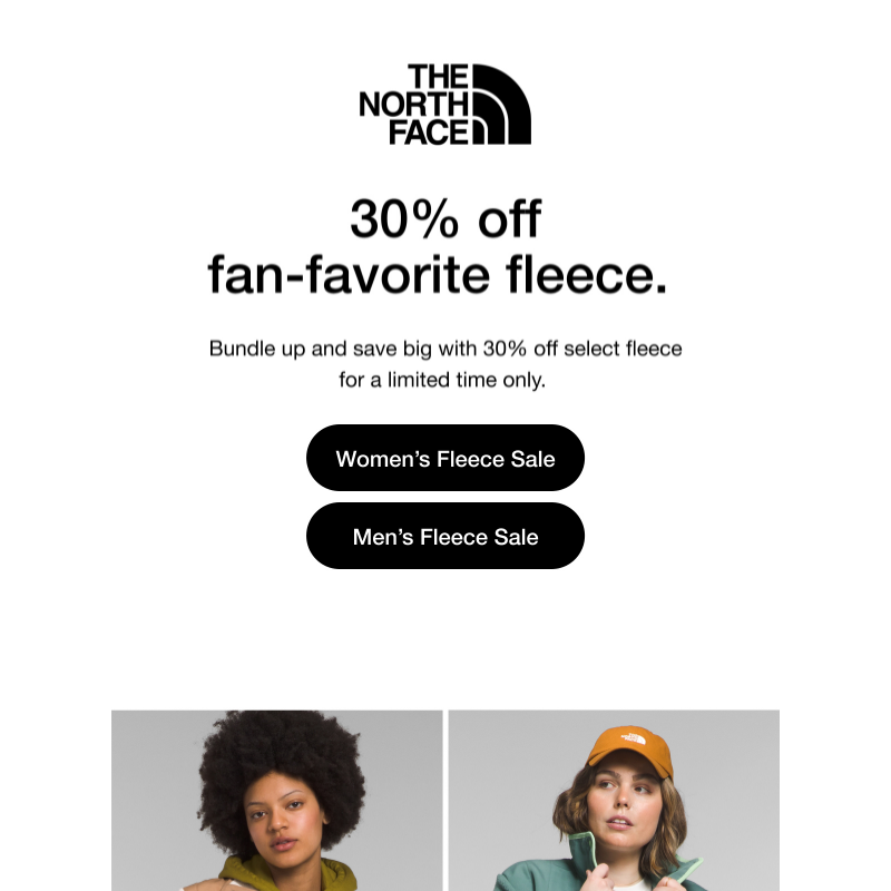 30% off your new favorite fleece
