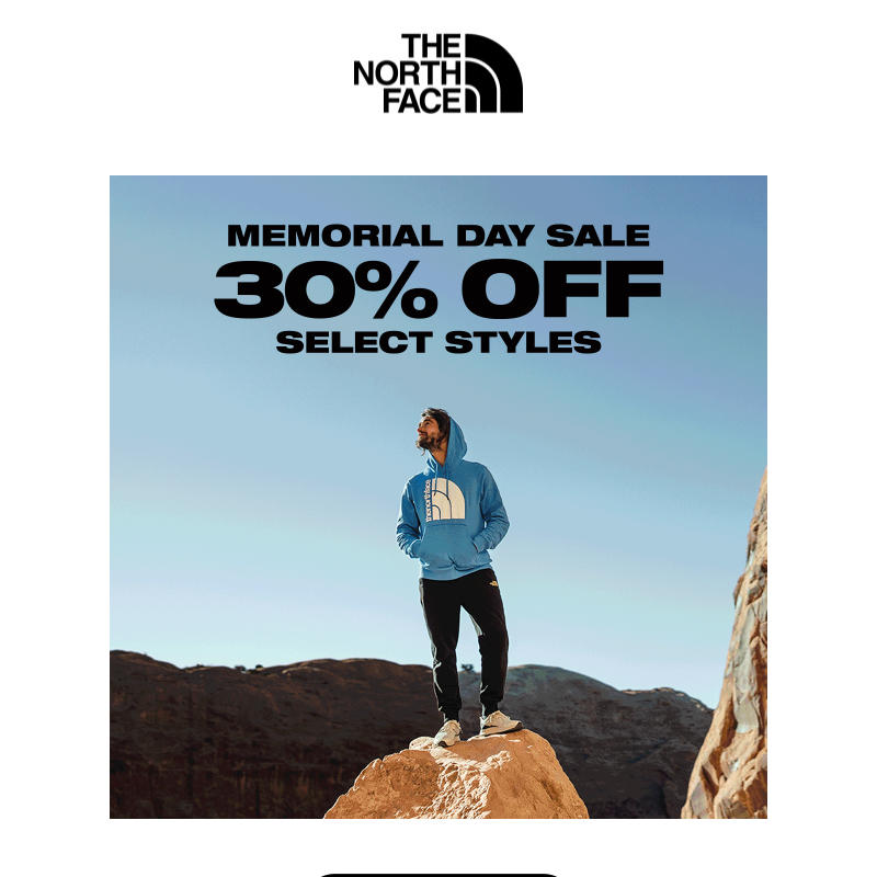 30% off sale on tees, pants and more is coming to an end.