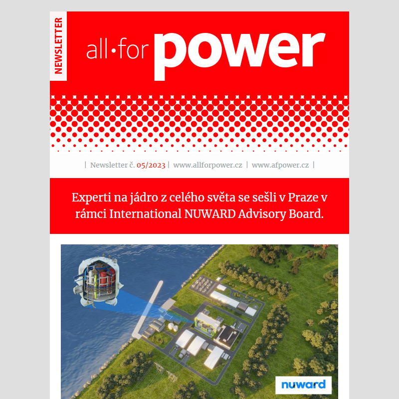 Newsletter časopisu All for Power c. 05/2023