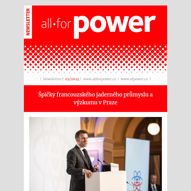 Newsletter časopisu All for Power c. 03/2024