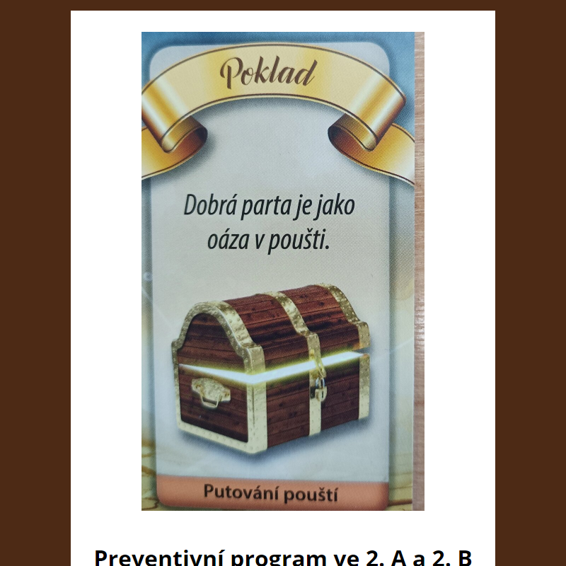 Preventivní program ve 2. A a 2. B