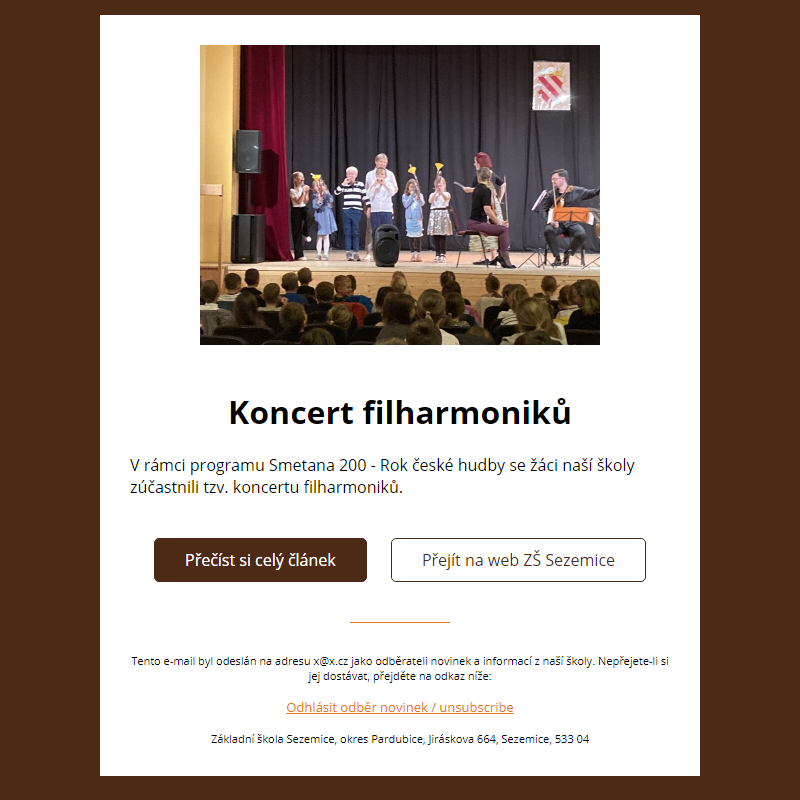 Koncert filharmoniků