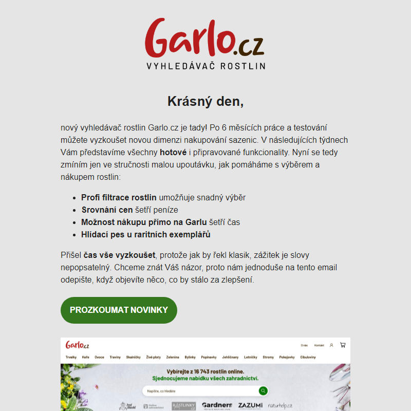 Jak vypadá nové Garlo 2.0? _