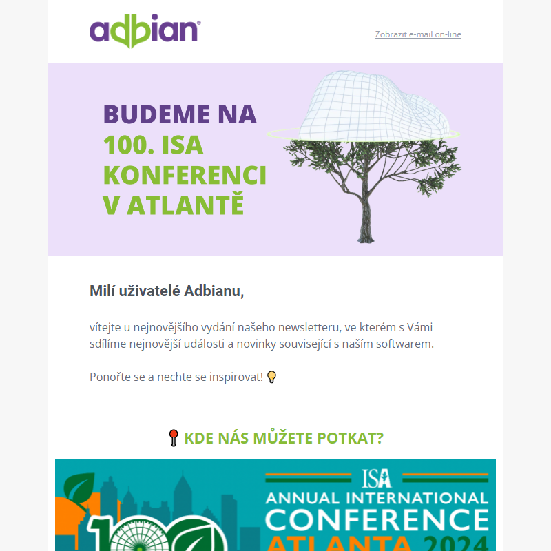 Budeme na 100. ISA konferenci v Atlantě! ___