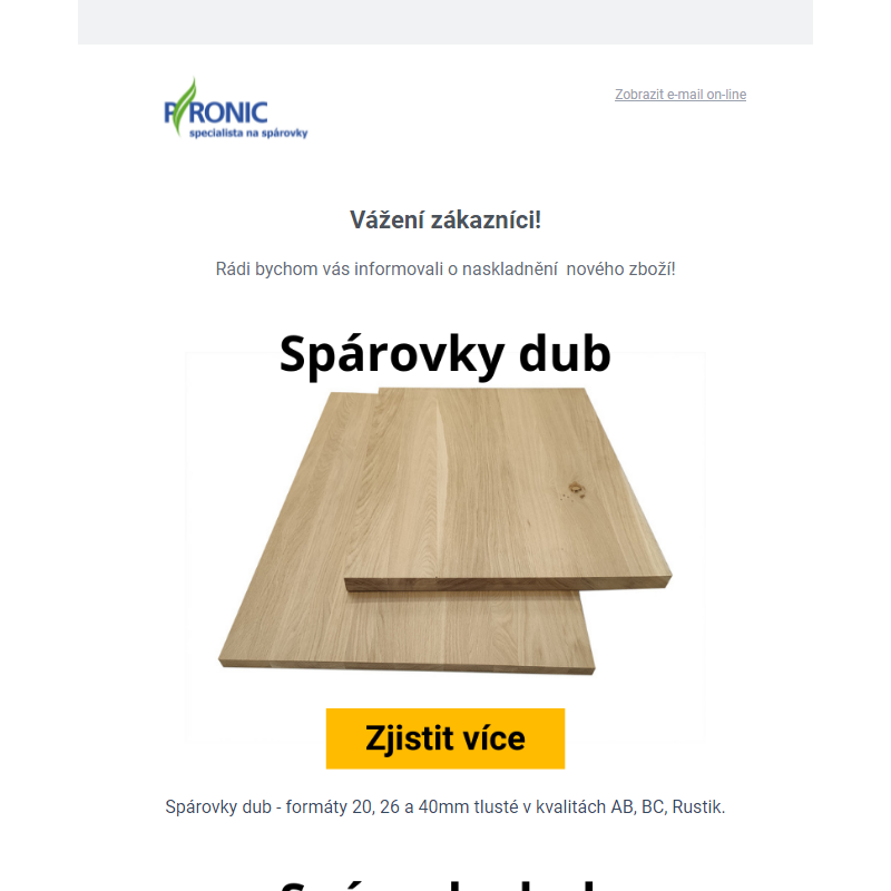 Oblíbené spárovky opět skladem!