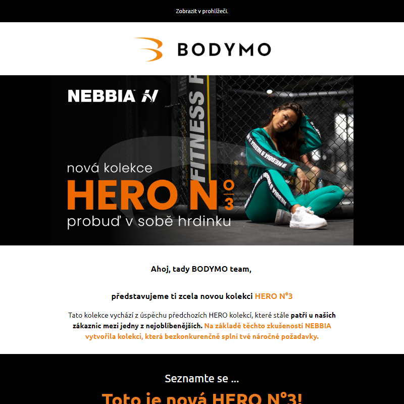 Nová kolekce NEBBIA Hero N°3 je tady. _