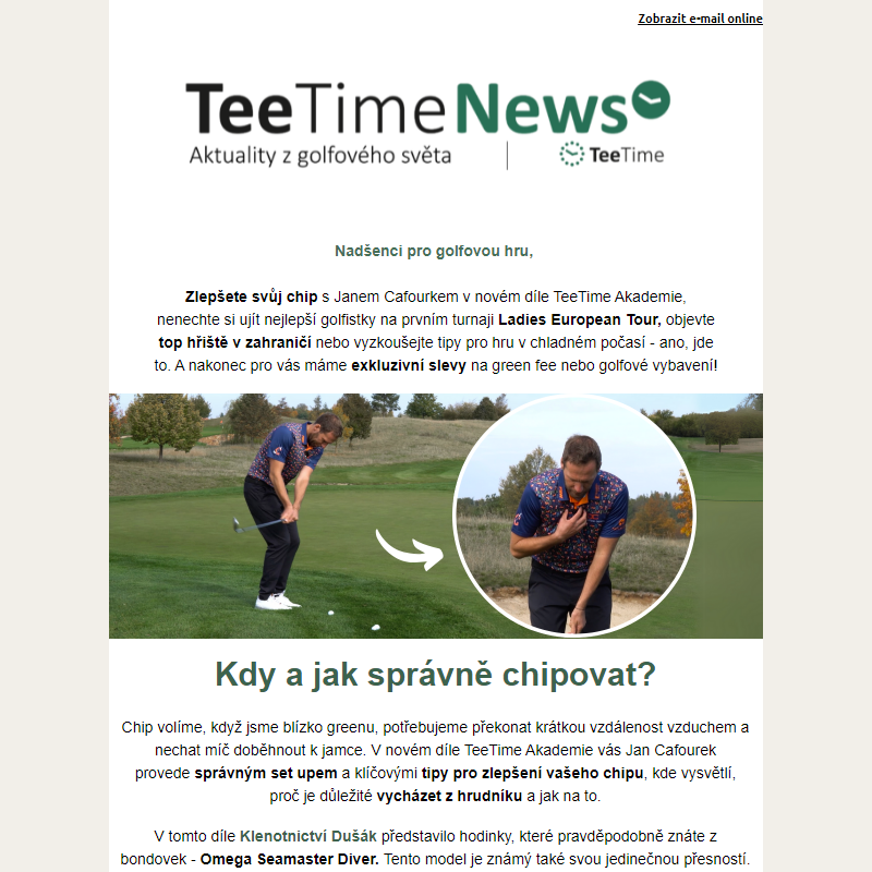 __ Novinky z golfového světa