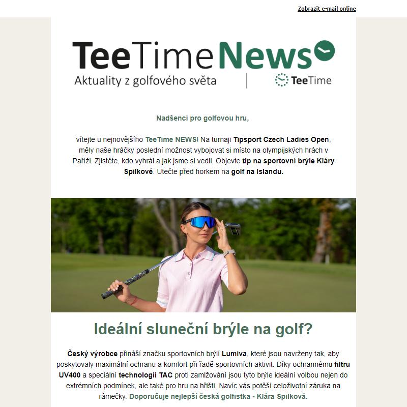 Jak dopadly české hráčky na Tipsport Czech Ladies Open?