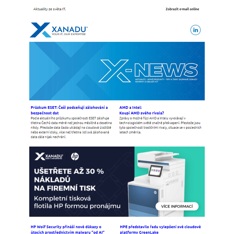 X-News — novinky nejen ze světa XANADU