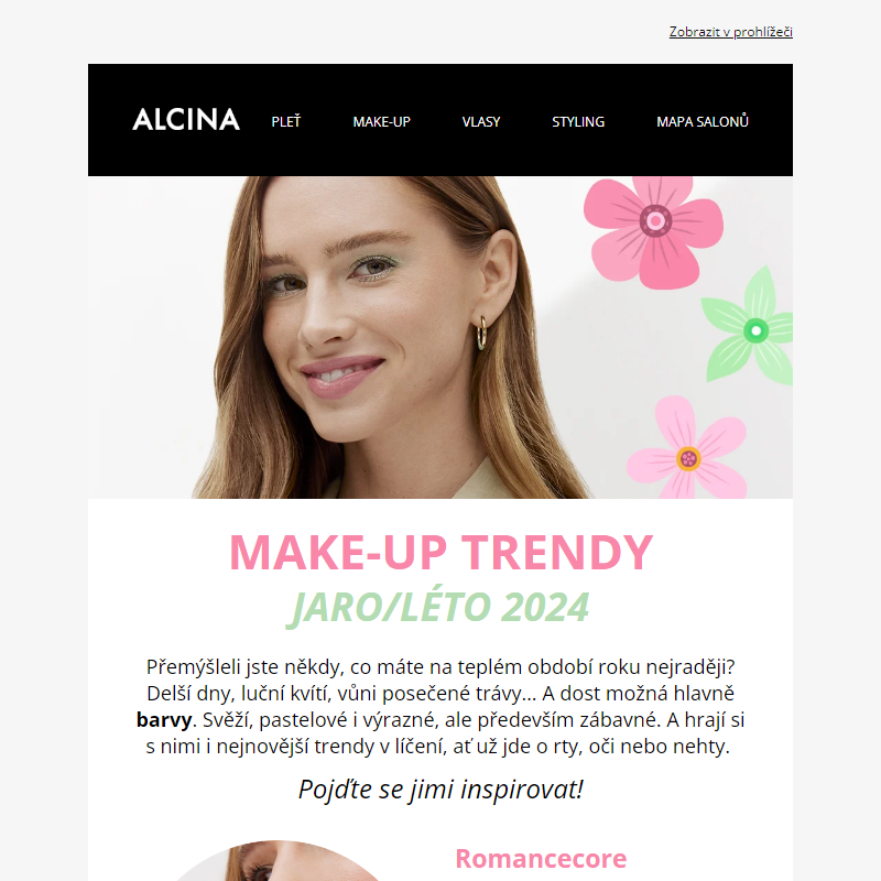 __ Prozkoumejte s ALCINOU make-up trendy jara a léta 2024 __
