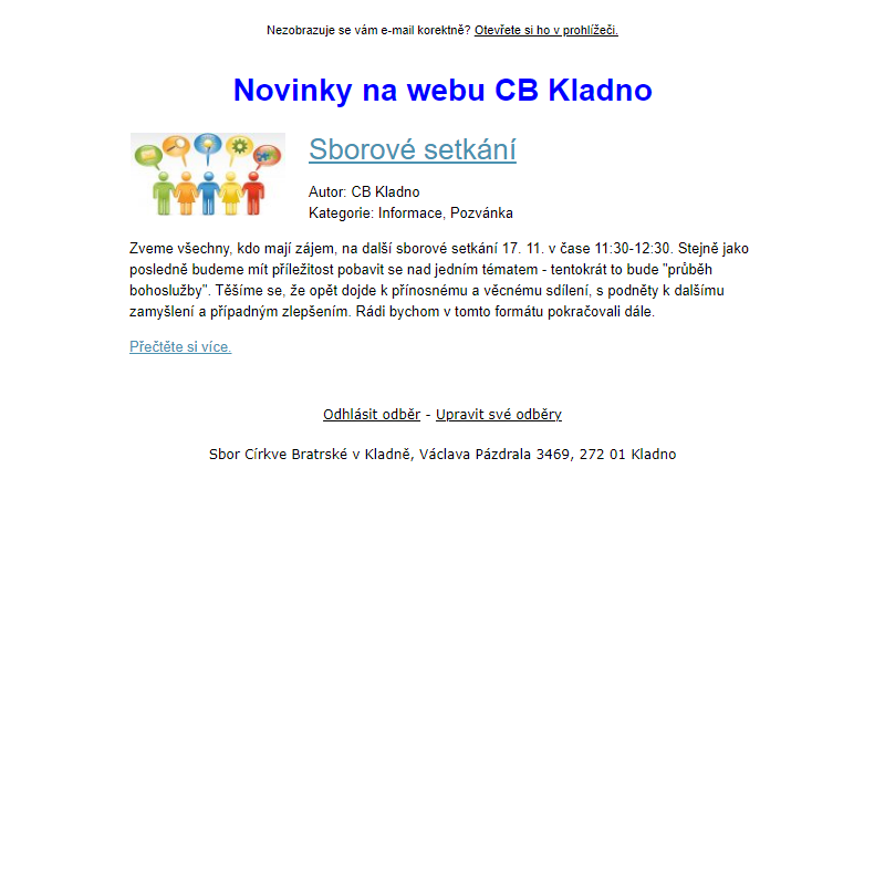 CB Kladno - novinky na webu (1)