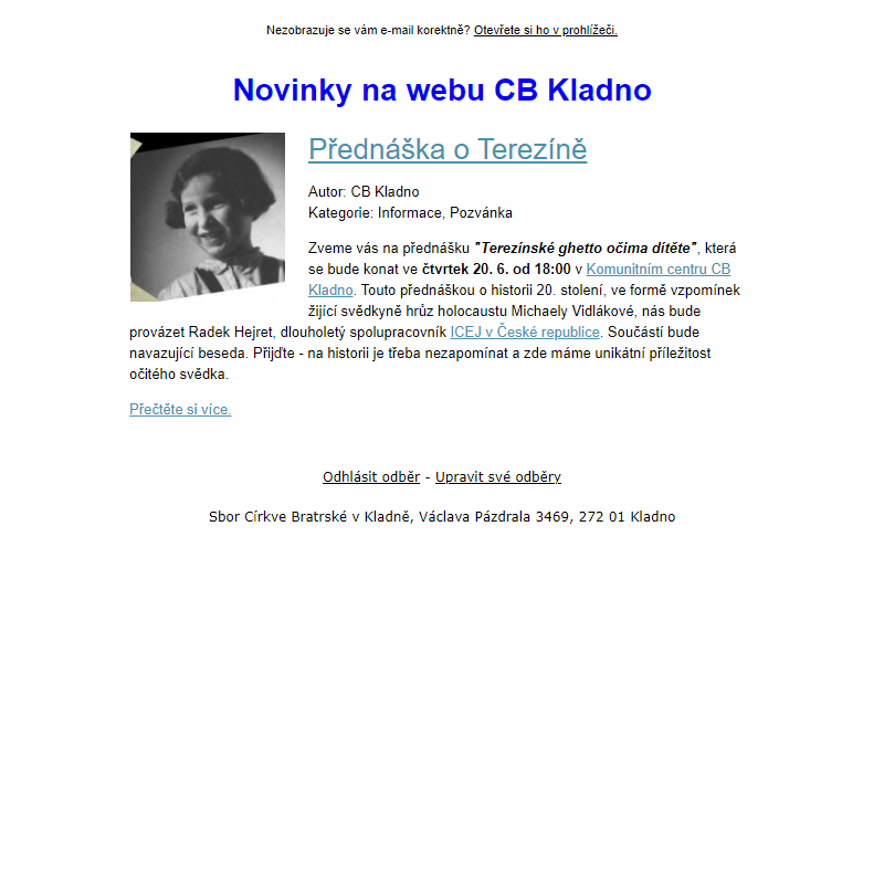 CB Kladno - novinky na webu (1)