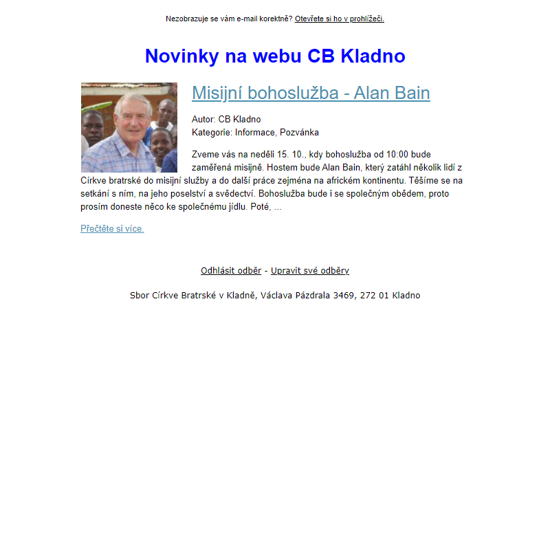 CB Kladno - novinky na webu (1)