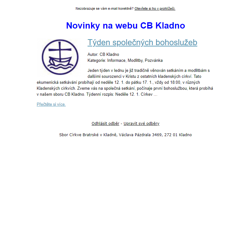 CB Kladno - novinky na webu (1)