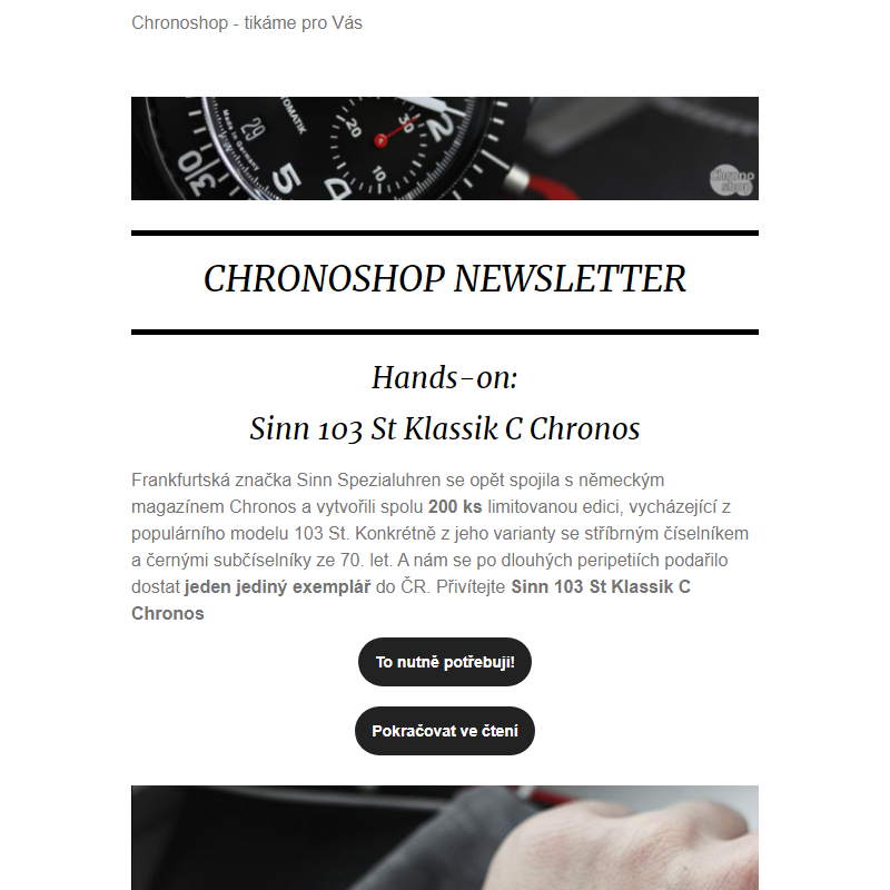 Tikající newsletter