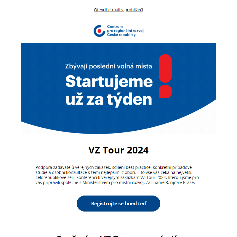 _ Startujeme už za týden! Zbývají poslední místa na VZ Tour 2024