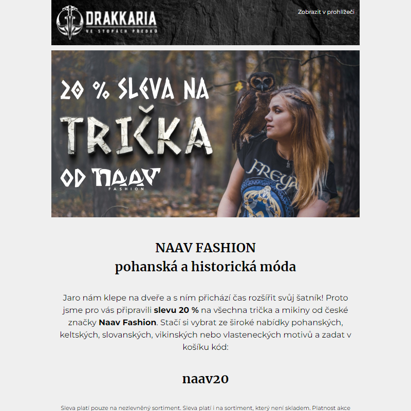 _ SLEVA 20 % na trička od české značky NAAV FASHION _